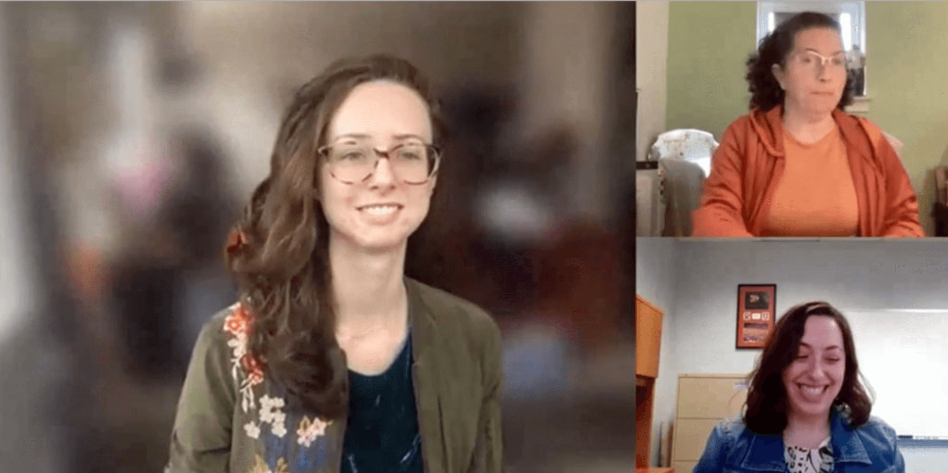 Image of video web call with stakeholders, showing XDS's process in website redesign.